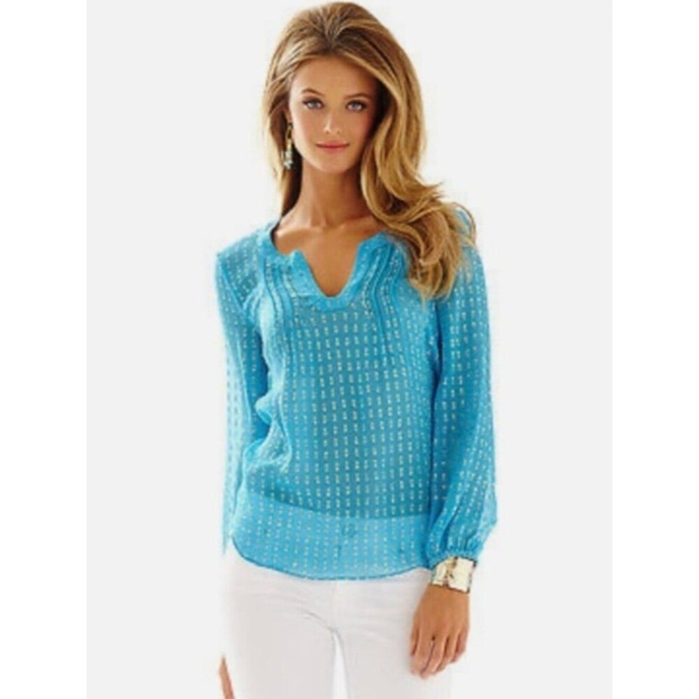 Lilly Pulitzer Silk Colby Top